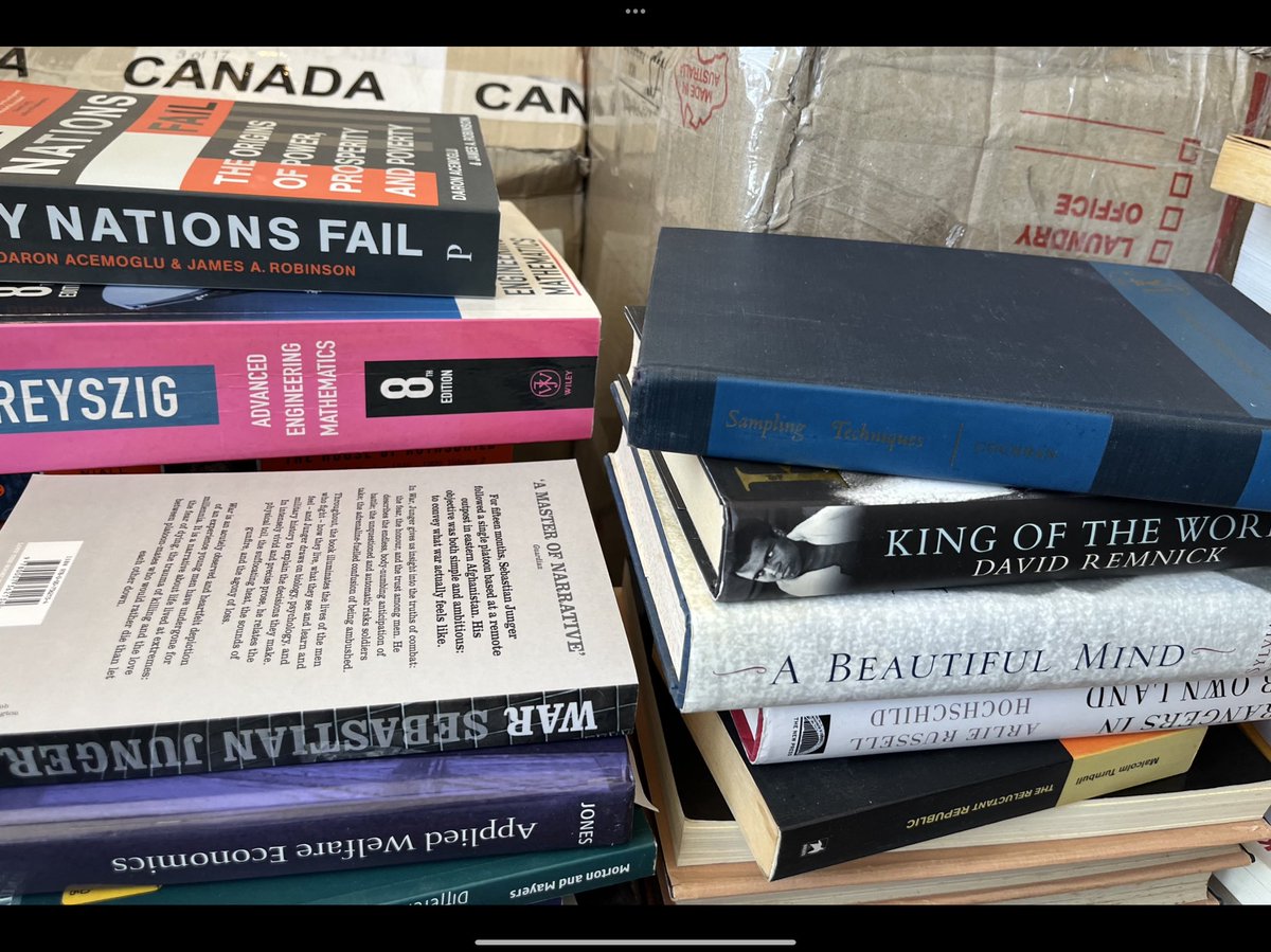 After 11 years Monica and I have finally reunified our book collection previously spread across Canada, the US and Australia. A random sample if you want to know why we are the way we are. [Many, many, more pics incoming lol]