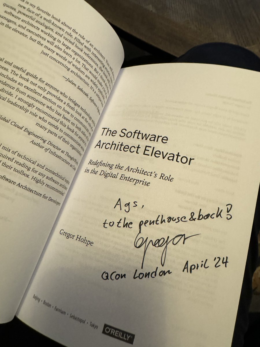 Very happy, thanks @ghohpe! #qconlondon