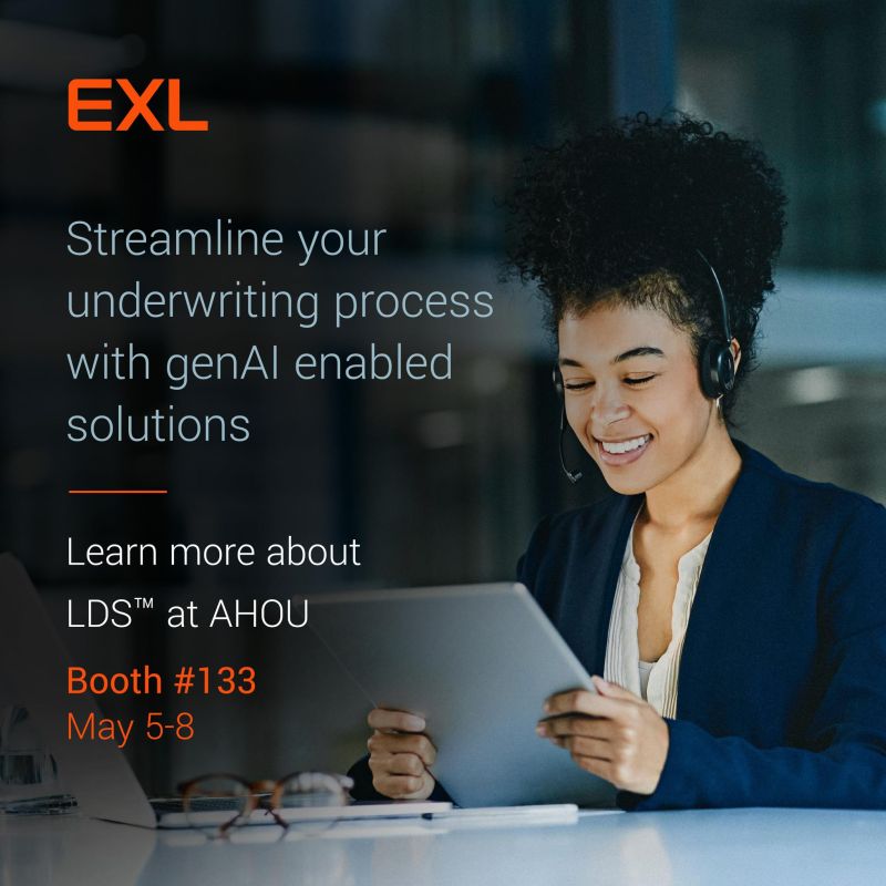 InsurtechE's tweet image. 🎯LDS™, EXL&apos;s digital platform, will be on display at AHOU 2024. Learn more about how LDS™ can make the buying process easier for your customers by visiting booth #133 on May 5th-6th.

Read more about LDS™ bit.ly/43zRpcI

#AHOU2024 #LDSplatform #DigitalUnderwriting