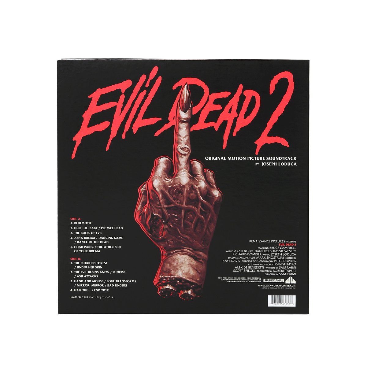 🚨 We just restocked a limited number of our recently sold out EVIL DEAD 2 Original Soundtrack pressed to 'The Woods' green & black hand poured color vinyl! bit.ly/4ahf7MT