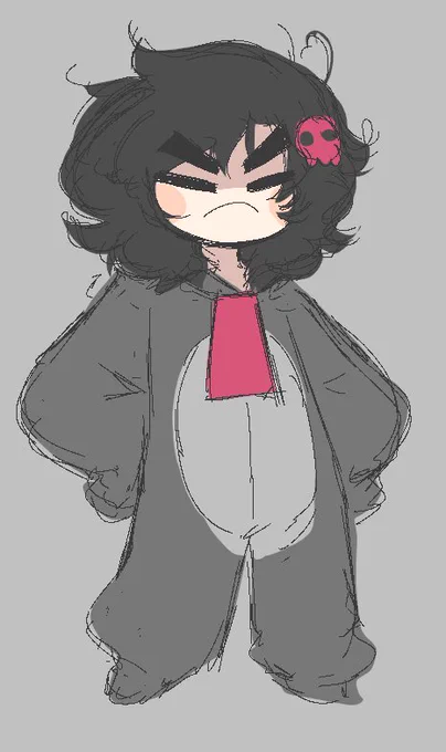 I made a Dark Ooga design as a joke but then i liked how they looked and ended up drawing em a bunch 