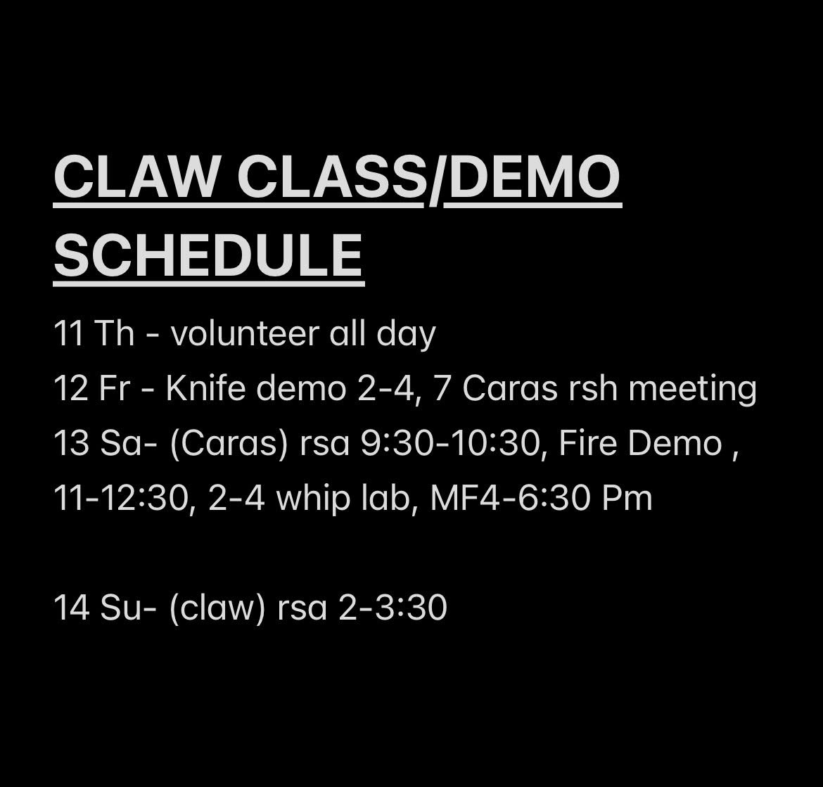 Going to CLAW this week?  So am I!  Check out my classes and demos.
Still need your ticket?  Visit Clawinfo.org