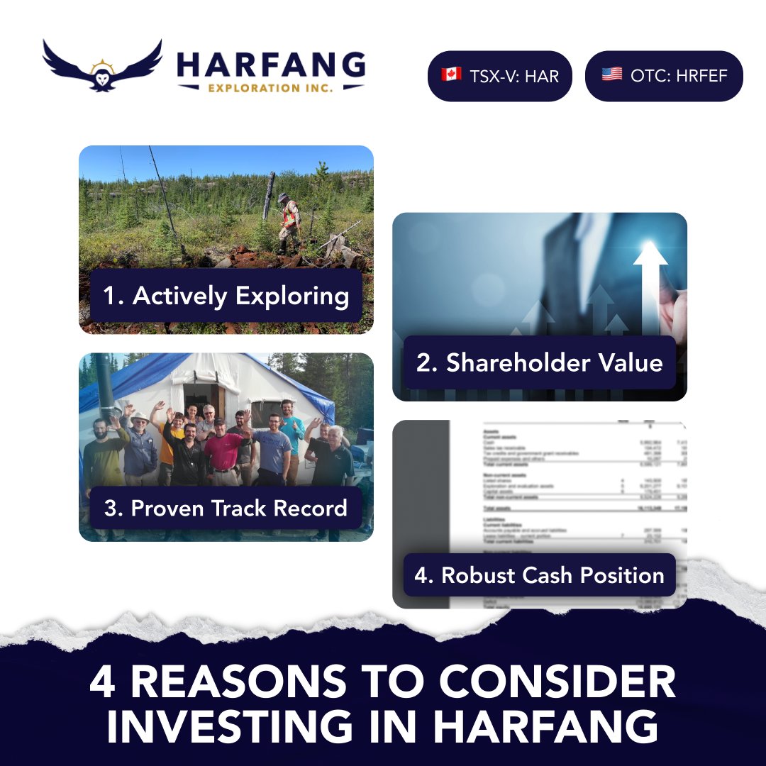 1. We are actively exploring top-tier jurisdictions, with Québec and Ontario ranking among the top 10 locations, as per the Fraser Institute.

2. Our primary objective is to enhance shareholder value by advancing and developing our projects.

3. Our management team boasts a