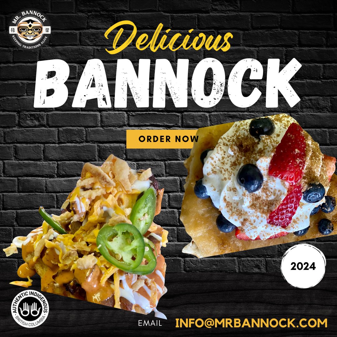 Do you need some bannock in your life?! We got you covered ;) 

Hit us up for your next catering/party needs 

#Mrbannock#indigenous#cuisine#fyp#chef#keepingtraditionsalive#culinarywarrior#2ndgenerationchef