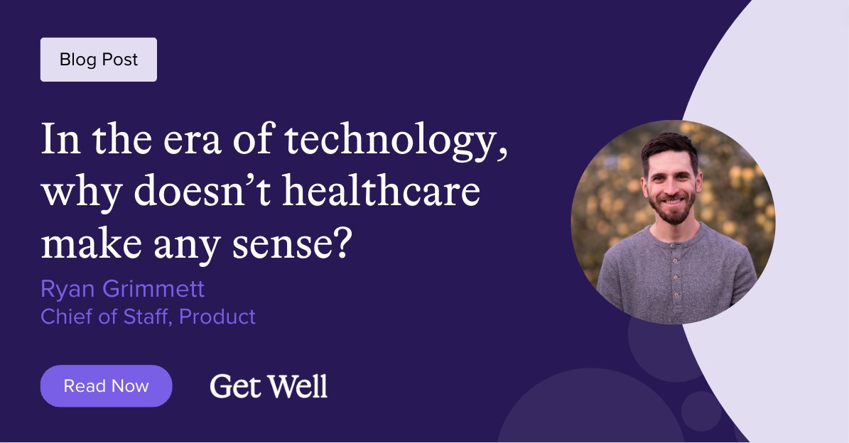 Read our latest blog post where Ryan Grimmett, Chief of Staff, Product, dives into his hospital journey - from unexpected surprises on surgery day to pharmacy mishaps during post-op. Ryan reflects on the need for a more consumer-centric healthcare approach
getwellnetwork.com/blog/in-the-er…