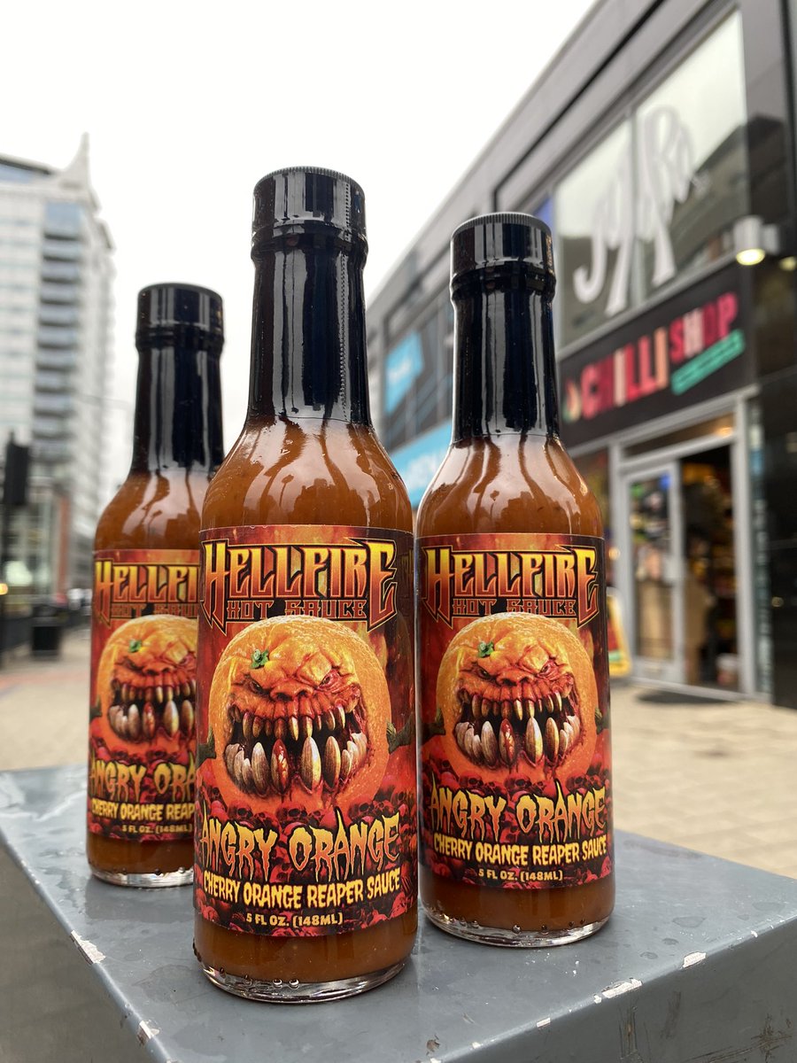 ⚠️ ORANGE ALERT- New arrival 🍊 Great flavour to match that wonderful citrusy aroma released when you slice open a fresh superhot chilepepper. This sauce is sweet bright fresh and hot! Created with Carolina Reapers, Sweet Cherries, Oranges, Tangerines, Peaches, Pineapples,…