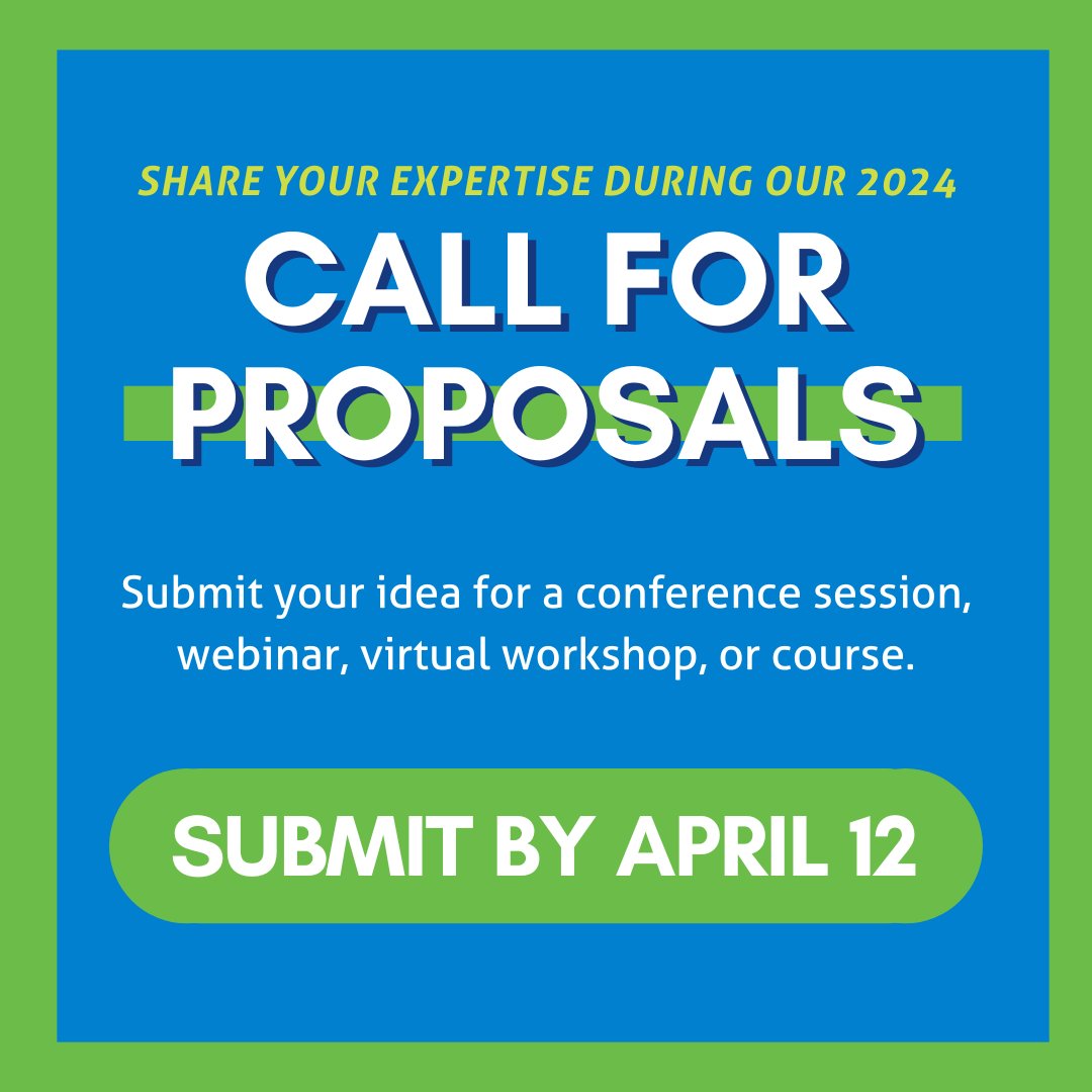 ⏰ This is your last chance to contribute your thought leadership to our 2024 conference & virtual ed programs during our Call for Proposals! The deadline is 4/12, so get your proposals for webinars, workshops, courses, & conference sessions in ASAP! ➡️ aashe.org/events-educati…