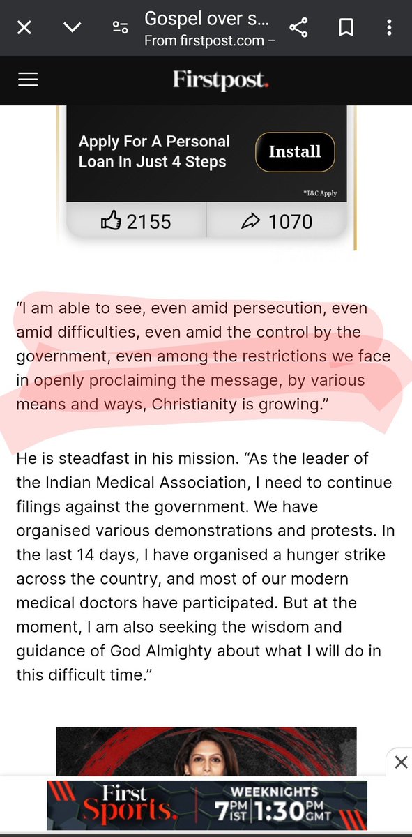 #IMA went hammer & tongs after #Patanjali. Yes Patanjali oversold & should face panelty. But IMA an association kept quiet on worse offenders. It was headed by Dr Jiyalal. This is what Dr Jiyalal, Chairman of #IMA said in an interview. Quoting from @firstpost. Do read -