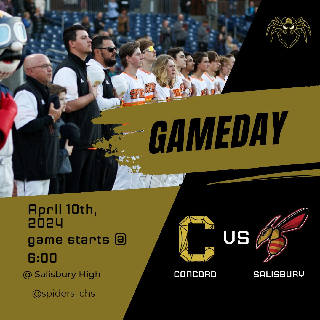 #WeAreConcord #GoSpiders