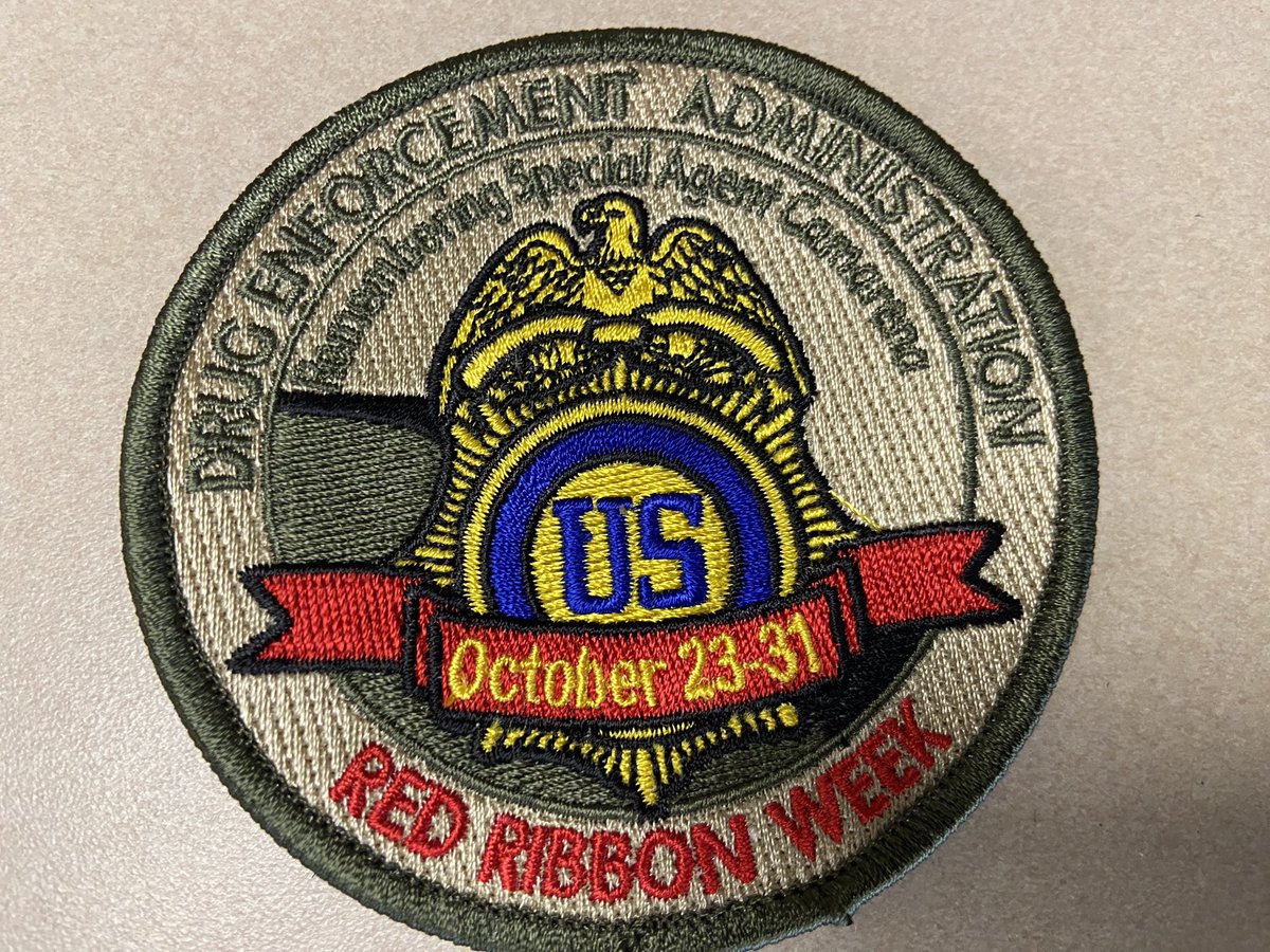 Cub Scout Pack 47 in Brookville, Ohio share with DEA Resident Agent in Charge Steve Lucas what they did to earn the DEA Red Ribbon Week Patch, which empowers young people to engage with their community through drug-free activities and strengthen their anti-drug beliefs.