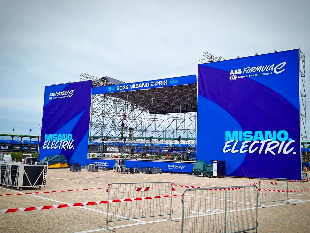 è tutto pronto
#MisanoEPrix #AbbFormulaE