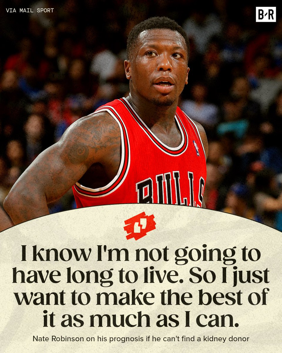 Nate Robinson shares an update two years after announcing his kidney failure diagnosis 🙏 (via @MailSport)