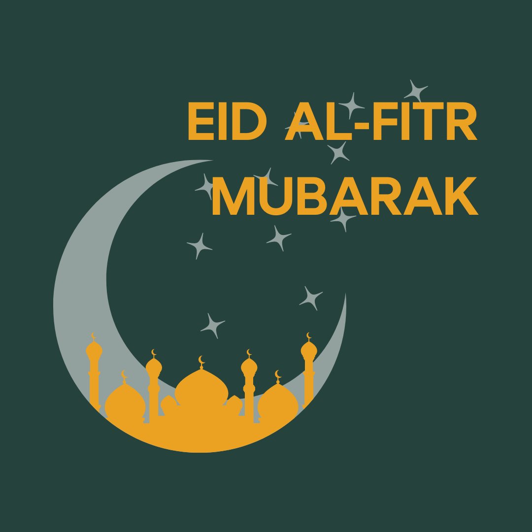 Eid Mubarak to all our Muslim friends and followers 🌙 Wishing you a peaceful Eid al-Fitr full of love