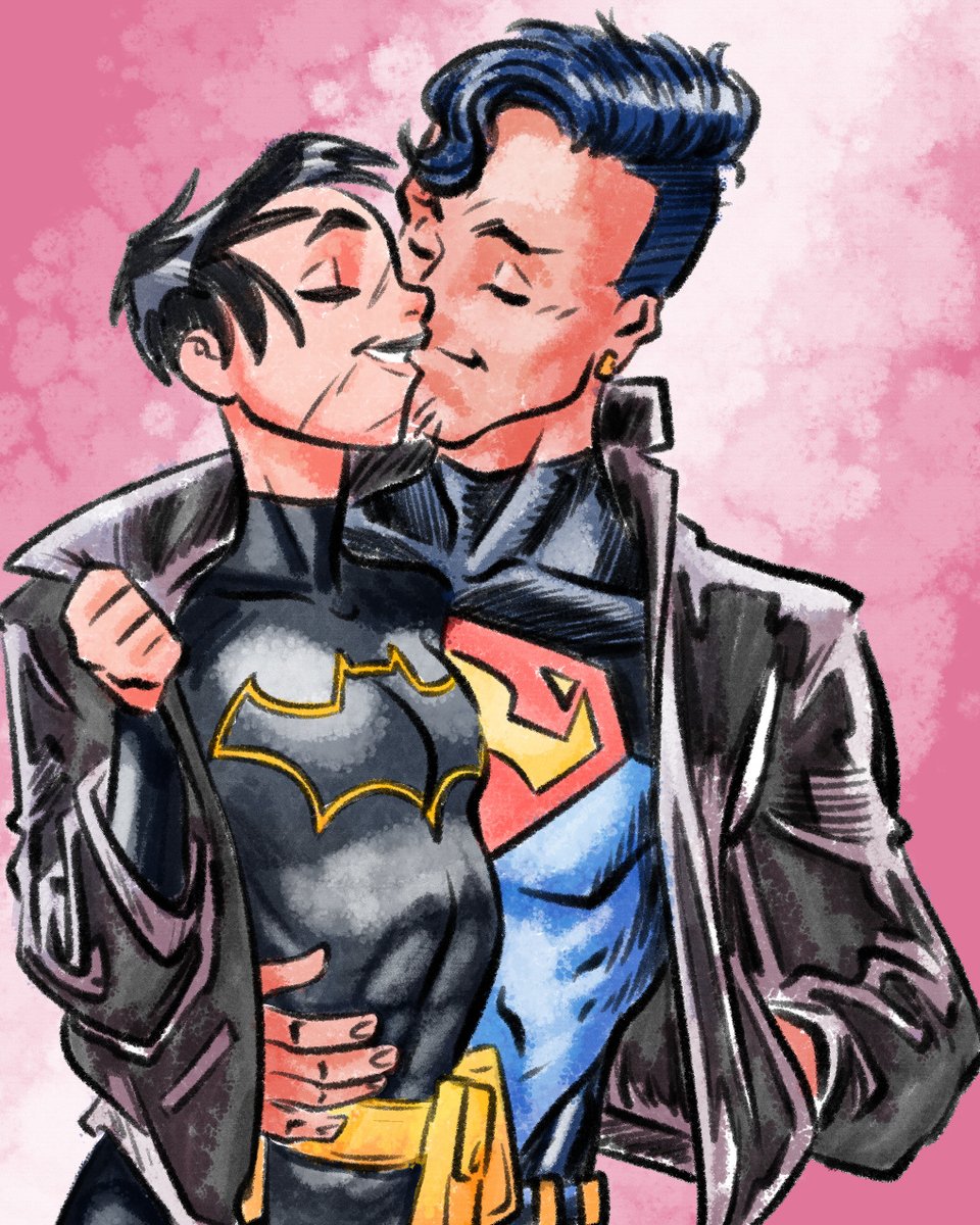 For me, it's the wrong Cassie, but here's a Cassie/Kon commission crop. And damned if they aren't adorable together. For @Randomuser9O9 

#commission #commissionsopen #superboy #batgirl #connerkent #cassandracain