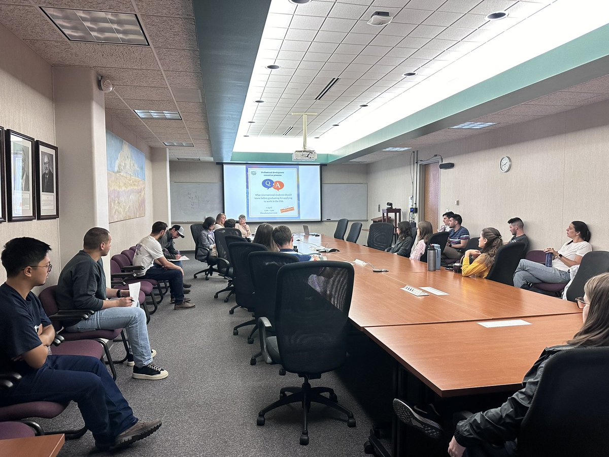 agsaksu's tweet photo. Yesterday's conversation with Maria Beebe and Stacey Bailey was incredibly insightful! We discussed various visa options and post-graduation opportunities for international students looking to work in the US. 🌎💼 

#InternationalStudents #VisaOptions #CareerOpportunities" https://t.co/z0KL9hwbvM