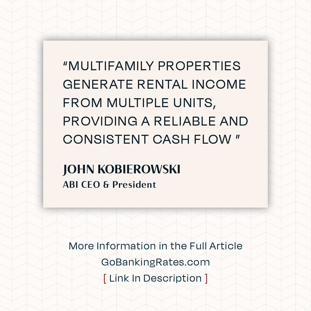 Delve into the "Multifamily Properties" section of the latest GOBankingRates article, where ABI CEO &amp; President, John Kobierowski, provides input on multifamily real estate investments.
Read the full article: tinyurl.com/4uebzwek

#RealEstate #CRE #EarlyRetirement #Goals