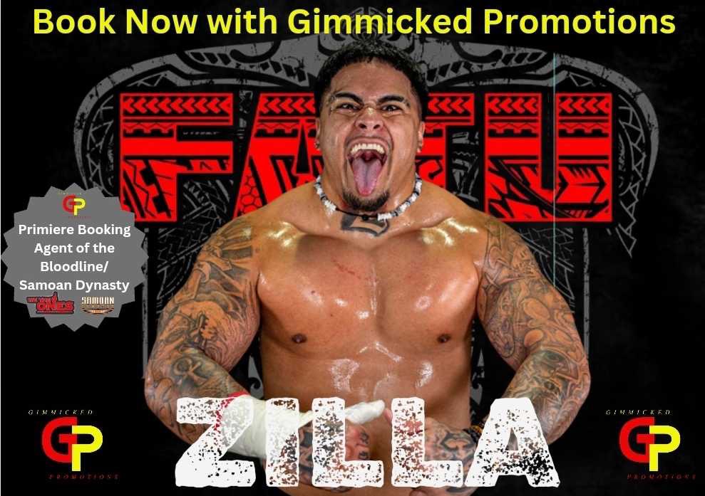 ‼️ Welcome @zillafatu to @gimmicked_promotions book the next generation of our bloodline @SamoanDynasty1 #anoaifatubloodline #Zilla #Fatu #ZF Contact - Workthegimmick@gmail.com