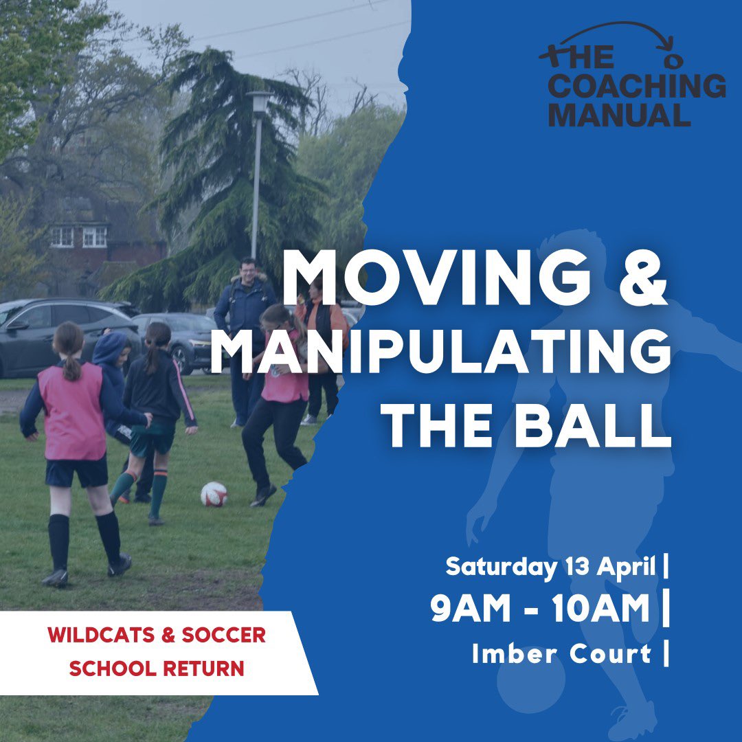 🔹MPYFC Soccer School x @CoachingManual🔹 __ This Saturday is our first week back at Soccer School after the Easter break! We’ll be kicking off this term with a focus on moving and manipulating the ball🌀 __ Book via our website at MPYFC.co.uk/saturday-footb…📲