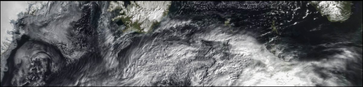 #MeteorM23 60º E y 10º W @Nooelec #qfh @SDRPlay #rsp1a @aang254 #satdump, Pases del dia de hoy. Calor por #Cantabria. Recorte para mi muy interesante de #Islandia y una porción de #Groelandia, increible recibir esta imagen entre mis edificios... rebotes tal vez... Saludos!