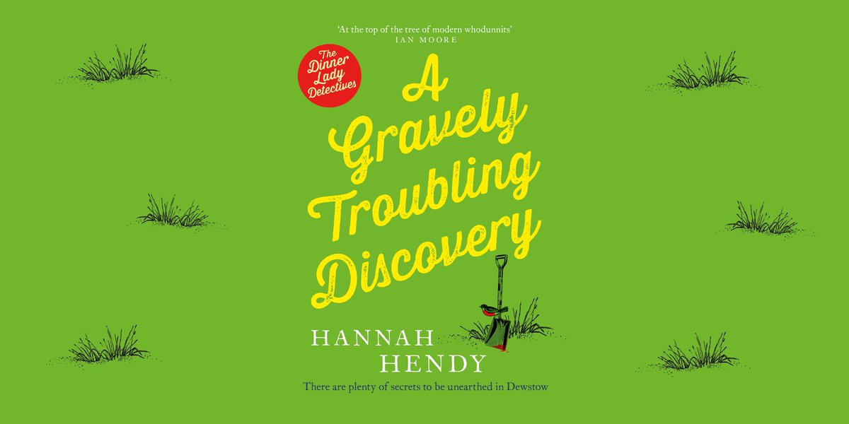 Cover reveal! 🚨 We love the cover for A GRAVELY TROUBLING DISCOVERY, fifth book in the hilarious Dinner Lady Detectives series by @HendyHannah 😍 Out 1st August in ebook and paperback, and available to pre-order now👉🏻 geni.us/AGTD @CaneloCrime