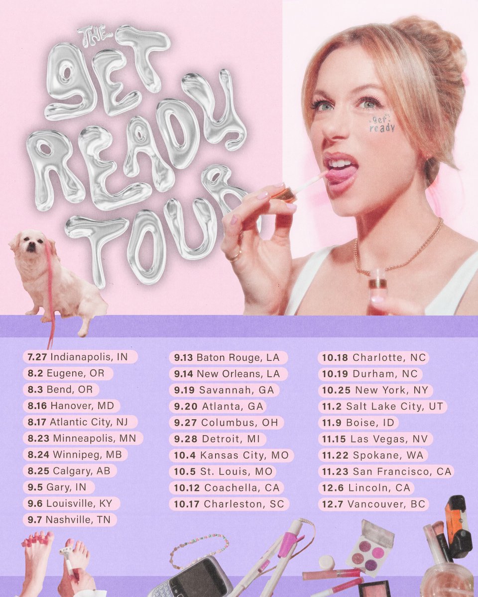 PRE-SALE is LIVE for all dates of the #GetReadyTour! If you see your city, go go go get yours right now with code ILIZA: bit.ly/ILIZATOUR 💿🦍💕🪽🫦