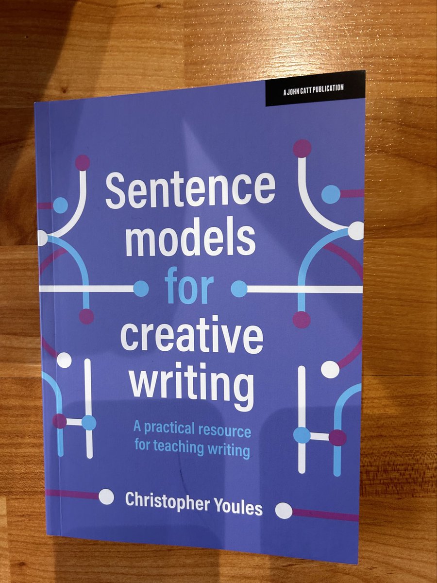 So glad I ordered this. It’s practical, smart, clear and explicit, which is exactly the way we should be teaching creative writing to children. Thanks, @ChrisYoules!