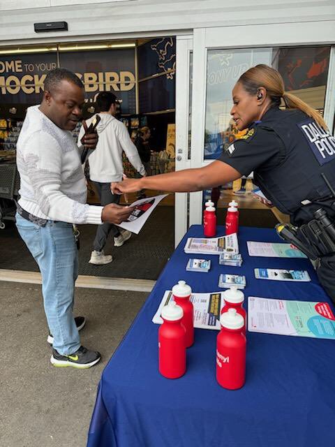 It’s a great day to shop <a href="/kroger/">Kroger</a> 5665 E Mockingbird Ln. Come meet your <a href="/DPDCentralNPO/">Dallas Central</a> Wells as she provide safety tips on Fentanyl, BMV’s and UUMV’s.