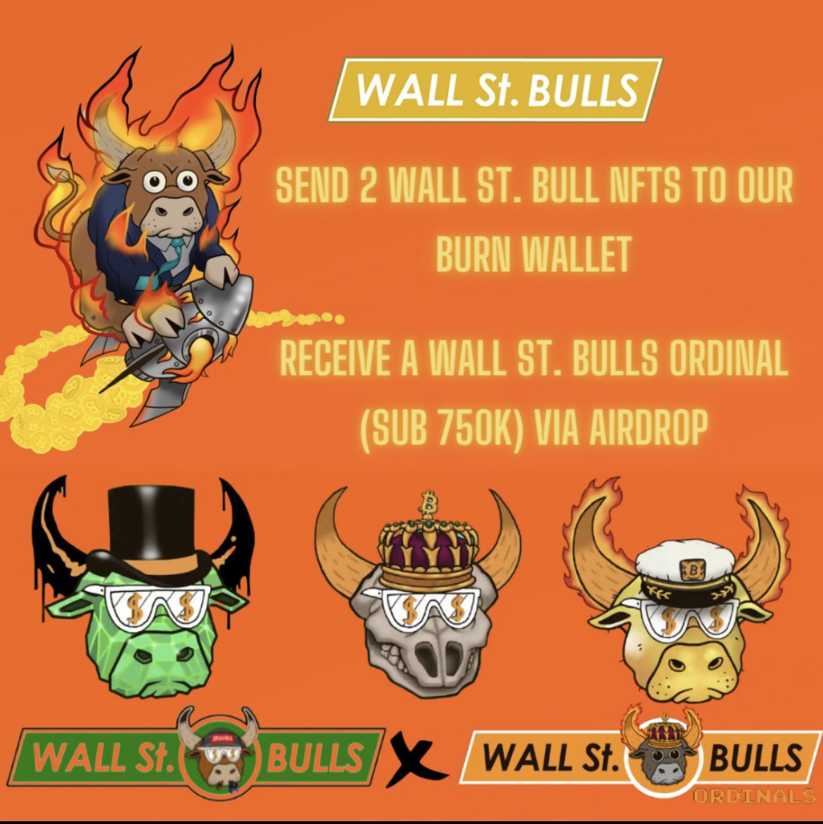 Join the #Bulluminati 👁️<a href="/wallstbullsNFT/">Wall St Bulls</a>