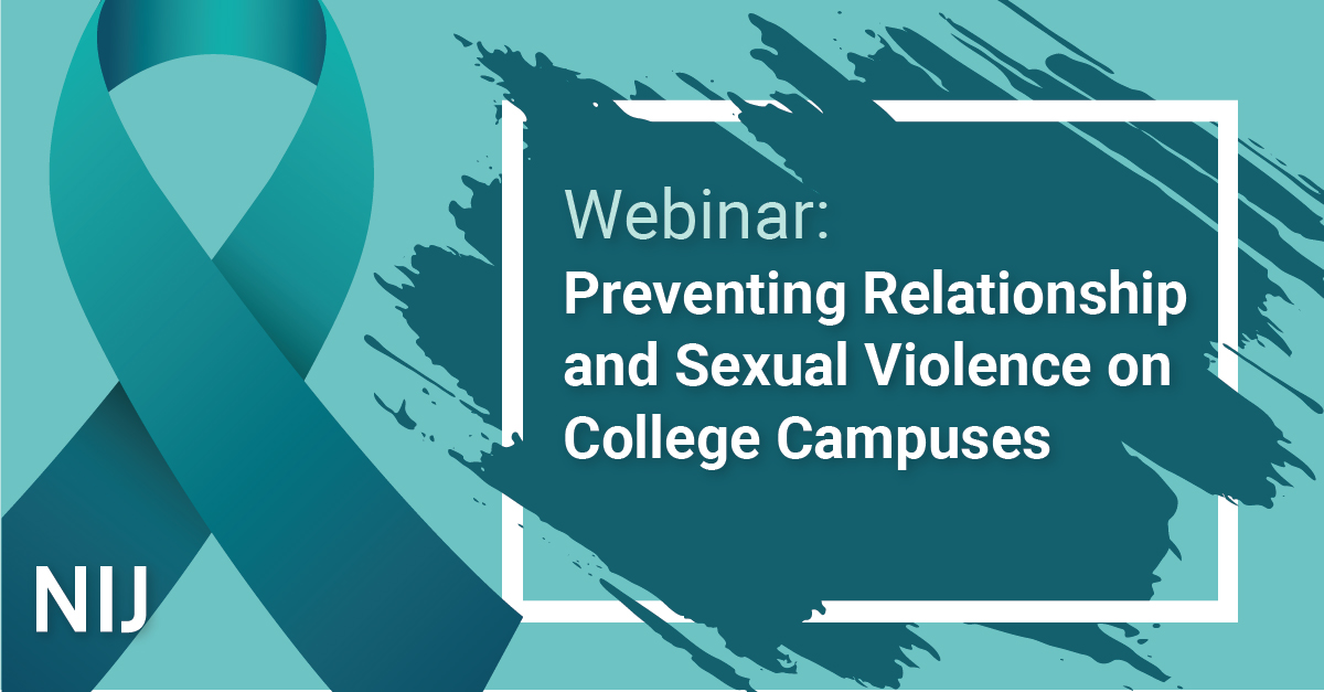 Join a 4/18 discussion on strategies for sexual violence prevention on college campuses. We’ll also review socioecological factors contributing to inequities that can inform prevention programming. Register: nij.ojp.gov/events/prevent… #SAAM2024