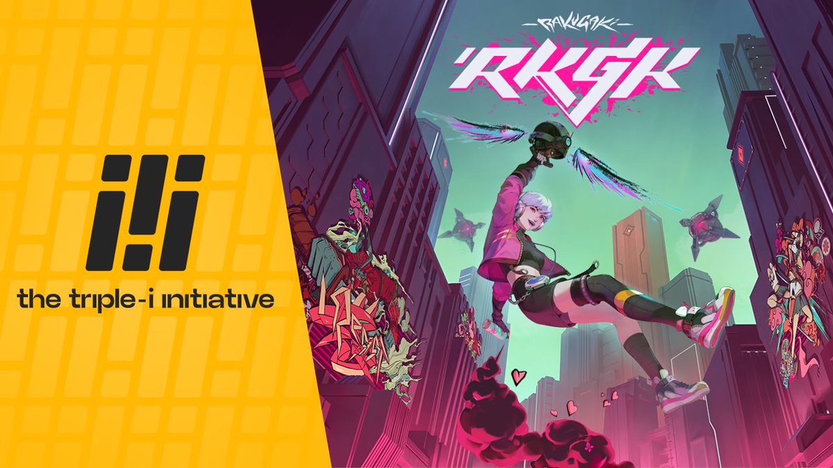 REVEAL: RKGK is a new anime inspired action-packed graffiti platformer. Just announced at The Triple-i Initiative #iiiShowcase. Watch the official @RKGKgame trailer: youtu.be/ncJhsw4rH6o