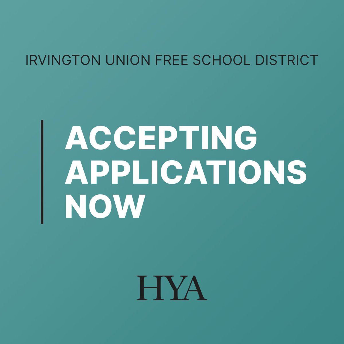 Submit your application AS SOON AS POSSIBLE. Slate of candidates will be presented on April 18, 2024. #Superintendent Irvington Union Free School District, NY bit.ly/3J2jHDl

#HYAsearch #Education #Jobs #EducationJobs #suptchat #edleadership #edadmin