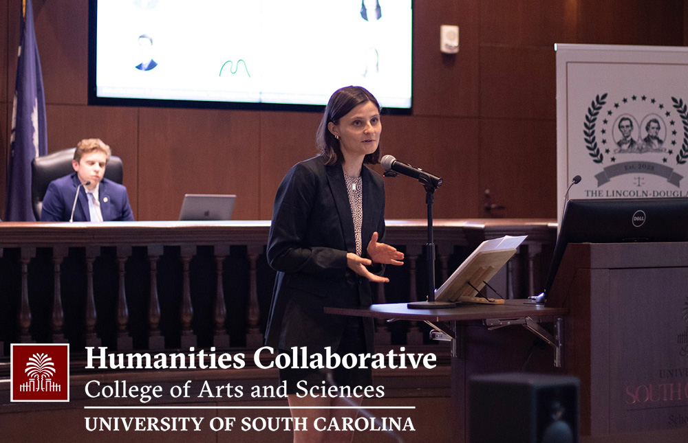 The Humanities Collaborative is proud to have sponsored the student-organized debate about free speech protections-and what counts as hate speech- on college campuses.

Don't miss other great events! Check this page for more: sc.edu/study/colleges…