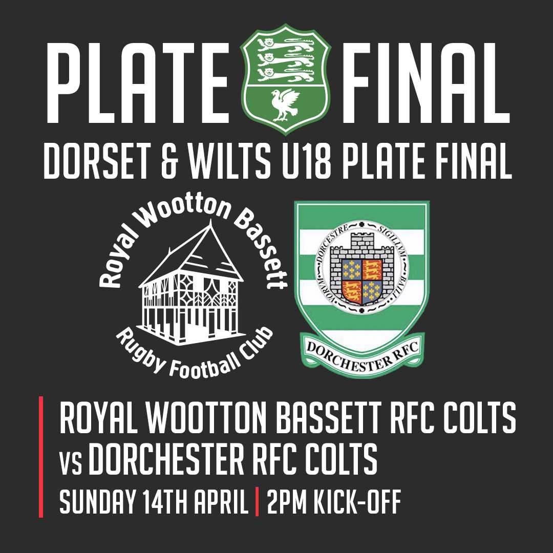 RWBassetRFC's tweet photo. THIS SUNDAY: U18 FINAL!
Dorset &amp; Wilts Under 18 Plate Final 🏆

⚫ HOME
RWBRFC Colts vs Dorchester RFC Colts - 2pm kick-off

Come and give the boys your support - Free entry!
#upthebass #RWBRFC #supportourcolts 🖤🤍🖤🤍 https://t.co/u2MNbEehoL