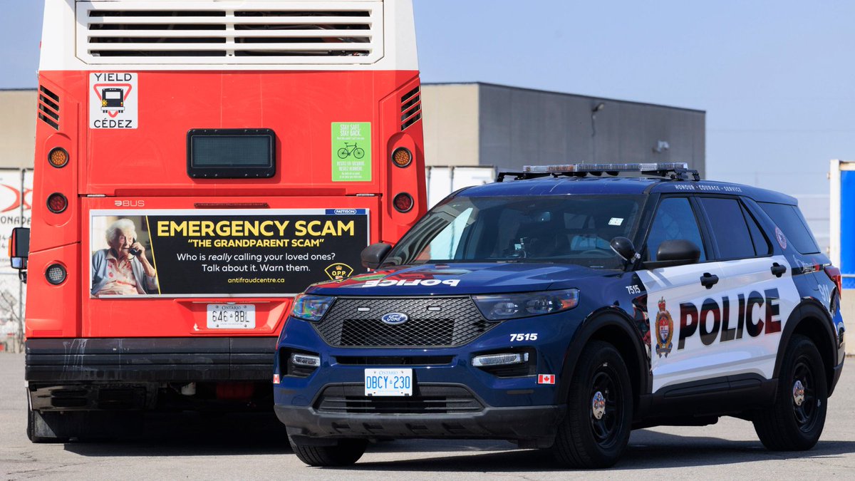 You may have seen some @OPP_News ads on @OC_Transpo buses across the city warning you of emergency or grandparent scams. Please remind your vulnerable loved ones that if someone is calling asking for urgent financial help, they shouldn’t be afraid to ask for help. They can dial…