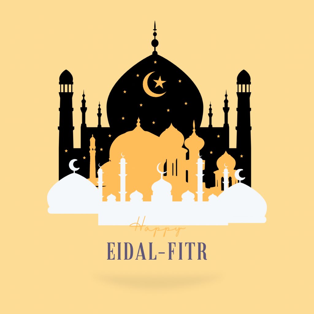 Happy Eid al-Fitr to everyone celebrating the end of Ramadan! Wishing you and your families a blessed Eid. Eid Mubarak! 🌙✨💛 #eid #ramadan #manchester