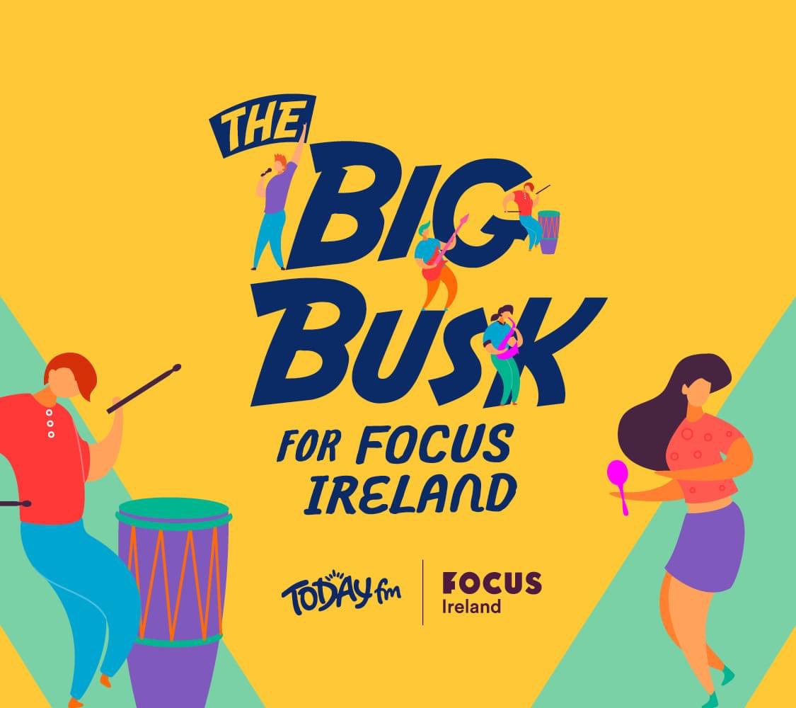 Come and join us on Friday between 11 and 12 as we take part in Today FM’s ‘The Big Busk for Focus Ireland’ outside Heaney’s in Killaloe 💛Please donate whatever you can spare to Focus Ireland and help us to end homelessness in Ireland. #creativeschools #ETBEthos
#BigBusk