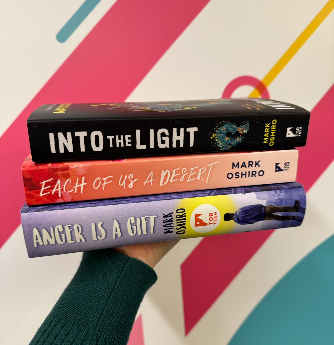 Love @MarkDoesStuff's middle grade books? Check out this stack of their YA gems!📚