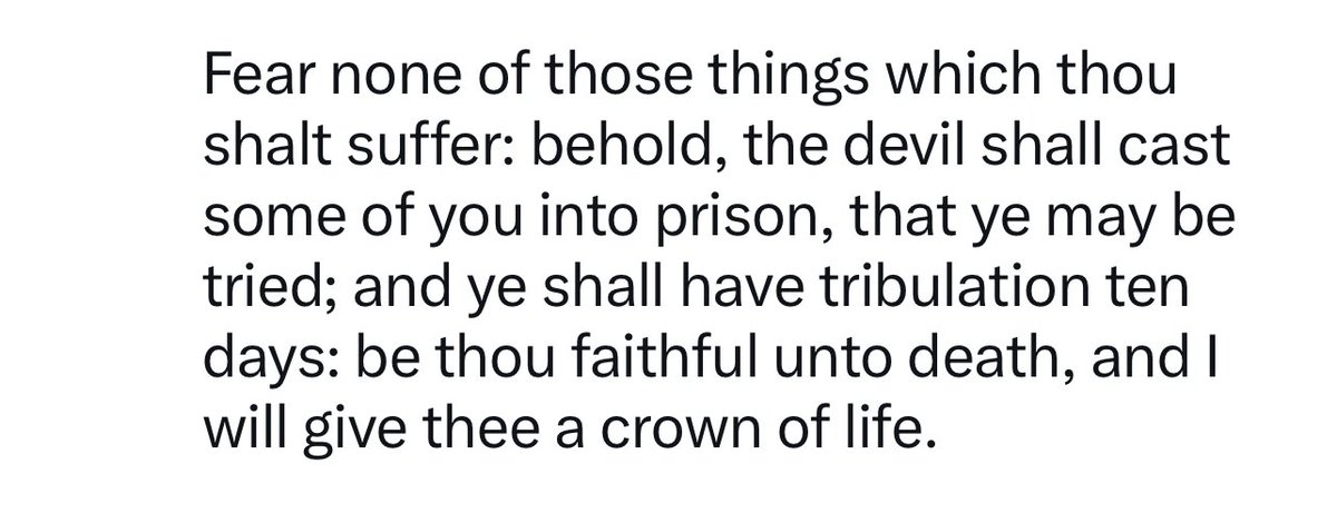 #ThingsJesusSaid
#JesusIsLord
#Believe 
Revelation 2:9-10 KJV
I know thy works, and tribulation, and poverty, (but thou art rich) and I know the blasphemy of them which say they are Jews, and are not, but are the synagogue of Satan.