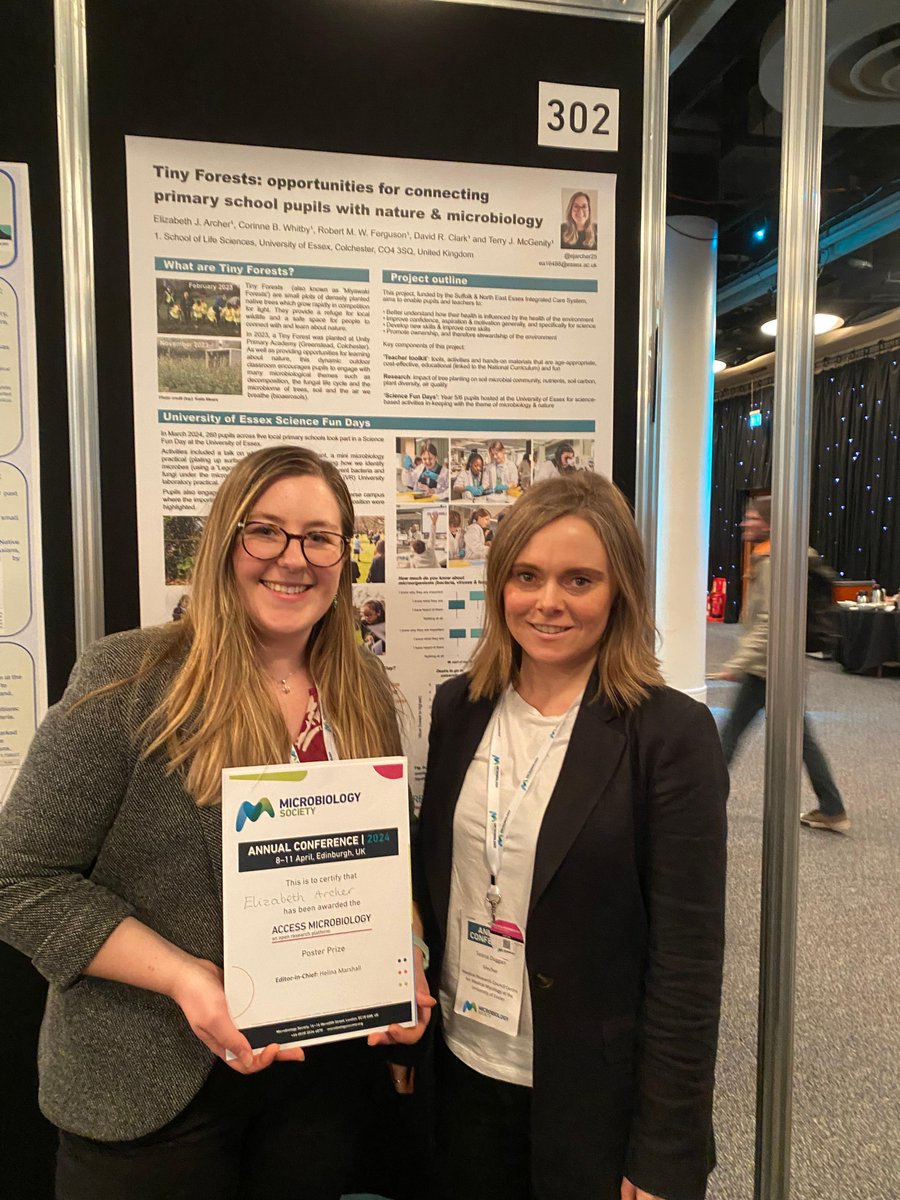 Microbiology Society (@microbiosoc) on Twitter photo Congratulations to @kelly_beanzz, @unravBiofilms and <a href="/ejarcher25/">Lizzie Archer</a> for winning the #AccessMicro Poster Prize at Annual Conference 2024! #Microbio24 Congratulations to @kelly_beanzz, @unravBiofilms and <a href="/ejarcher25/">Lizzie Archer</a> for winning the #AccessMicro Poster Prize at Annual Conference 2024! #Microbio24