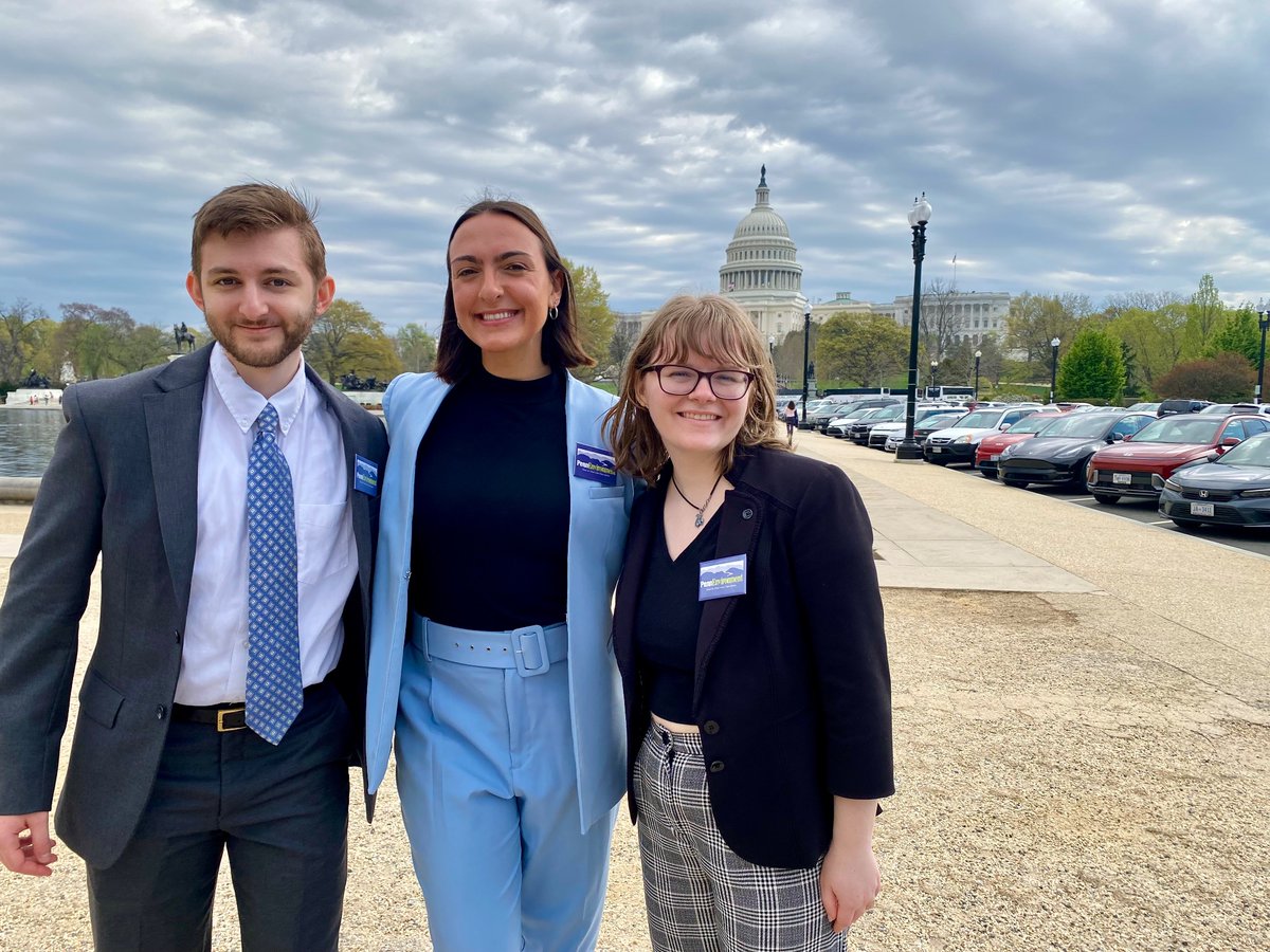 flora_lucia's tweet image. In DC with @PennEnvironment and @EnvAm talking with Pennsylvania’s members of Congress about stopping plastic pellet pollution, protecting our wildlife (#RAWA) and tackling climate change by promoting clean energy and other #solutions4pollution