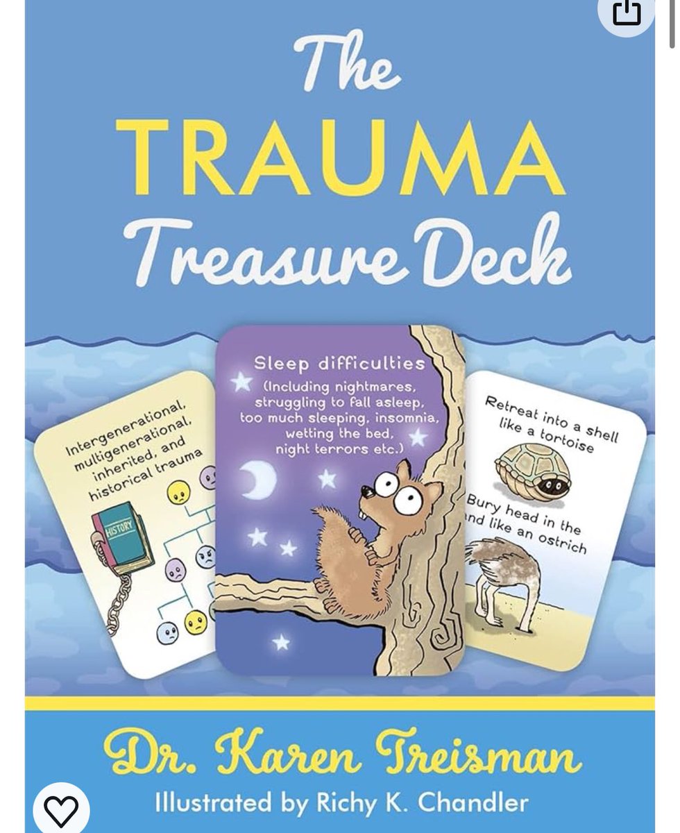 Thank you @dr_treisman for holding the space tonight to talk about your new book! Just ordered #TheTraumaTreasureDeck 💙