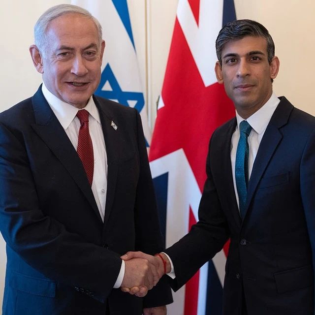 Rishi Sunak calls for an end to the war in Gaza!

Too late Sunak...
History will not forget you