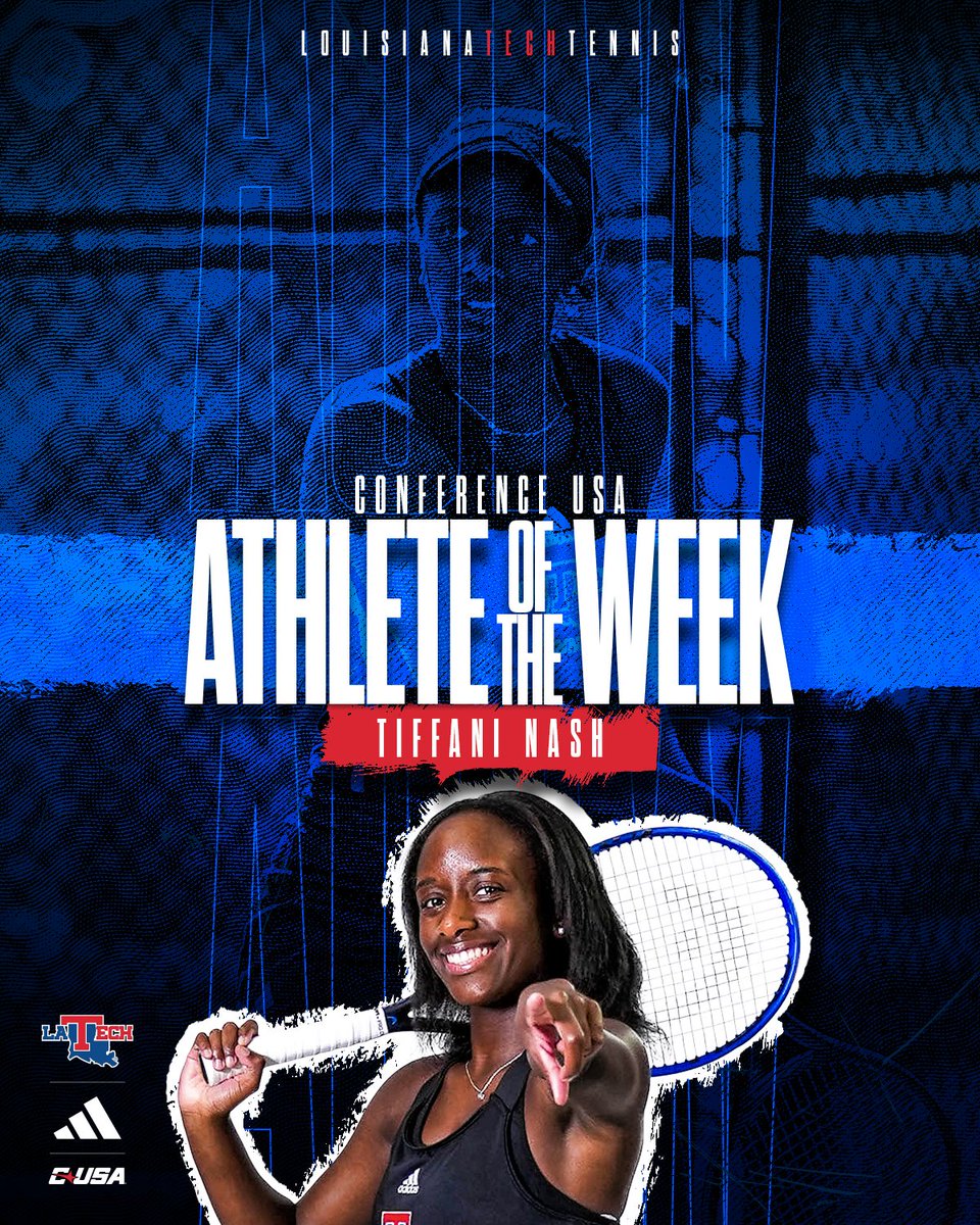 The senior went a perfect 3-0 in singles, dropping just two total games in six sets Congrats Tiffani on being named CUSA Athlete of the Week 🏅