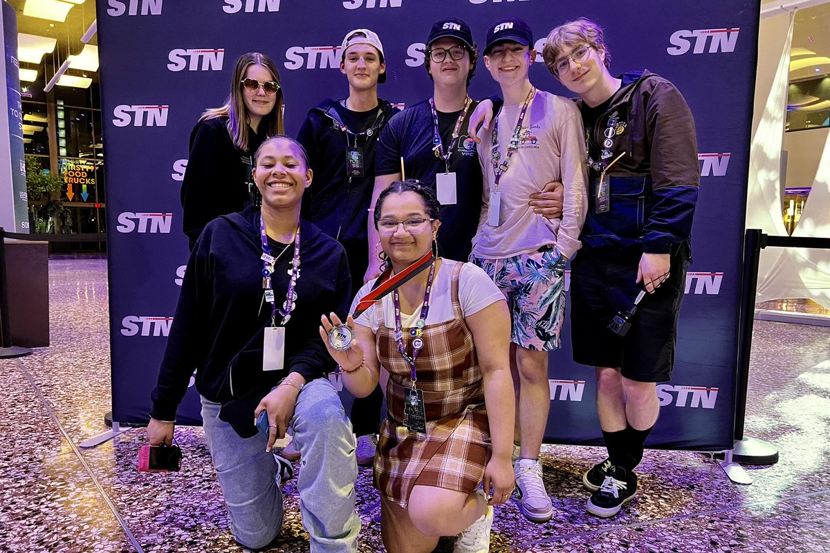 Last month, members of the @DtownHighSchool Video Production Club participated in the Student Television Network convention. The WCAT-TV Morning Show was recognized as one of the best daily live shows in the US. Students were also recognized for producing an award winning film.