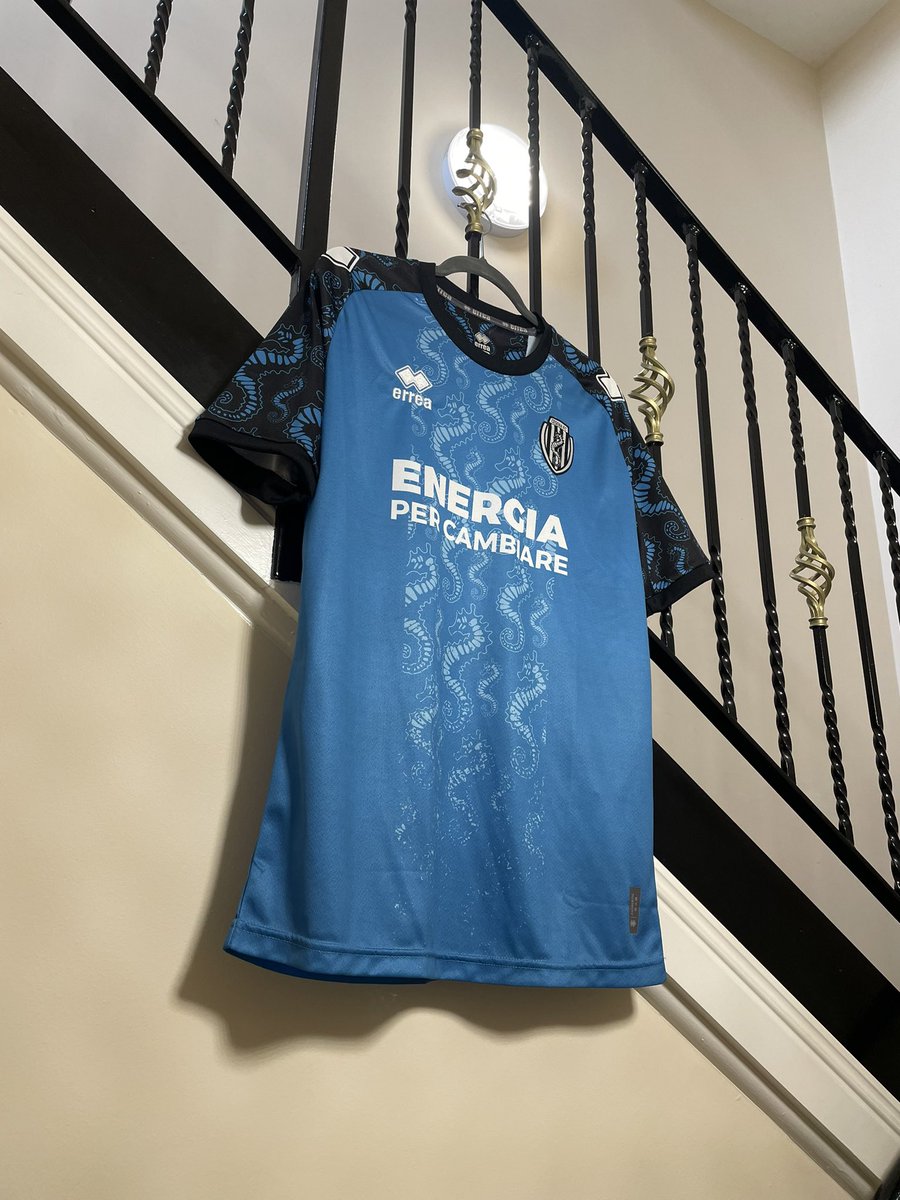 Stop what you’re doing and gaze in awe at this stunning @cesenacalcio shirt 🥰

A work of art.