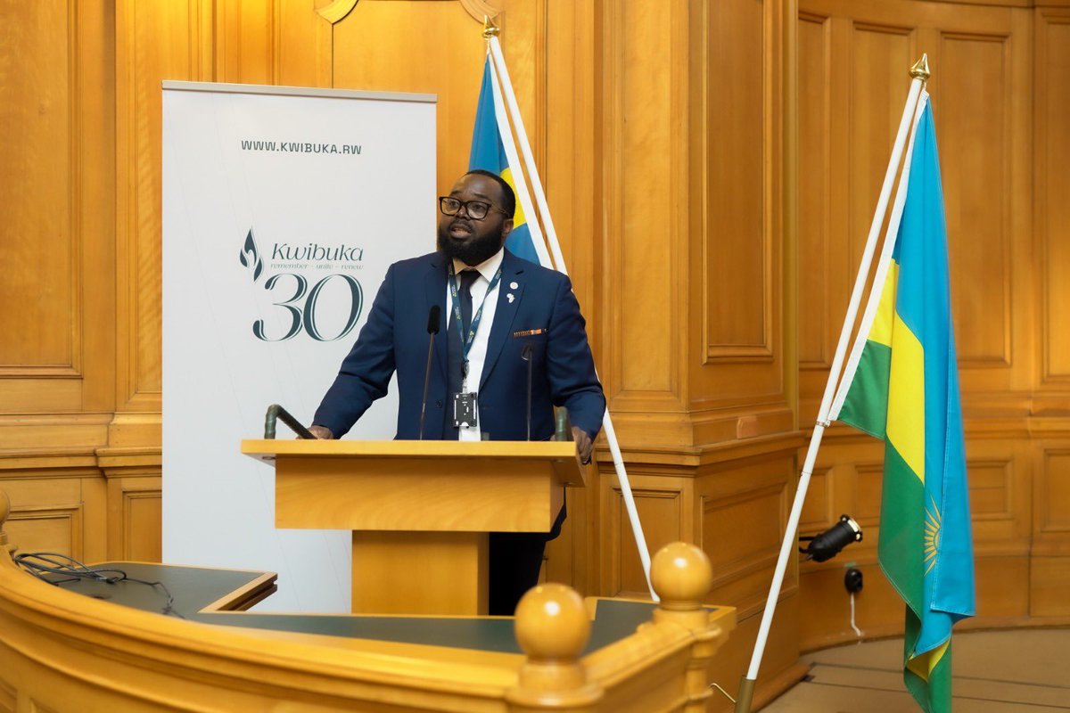 Today, @Rwandainsweden, the Swedish Government, diplomats accredited to Sweden, Swedish MPs, @Uni_Rwanda professors, @IbukaSweden, the @RCA_Sweden and friends of Rwanda united at the Swedish Parliament to mark the 30th anniversary of the 1994 Genocide against the Tutsi in Rwanda.