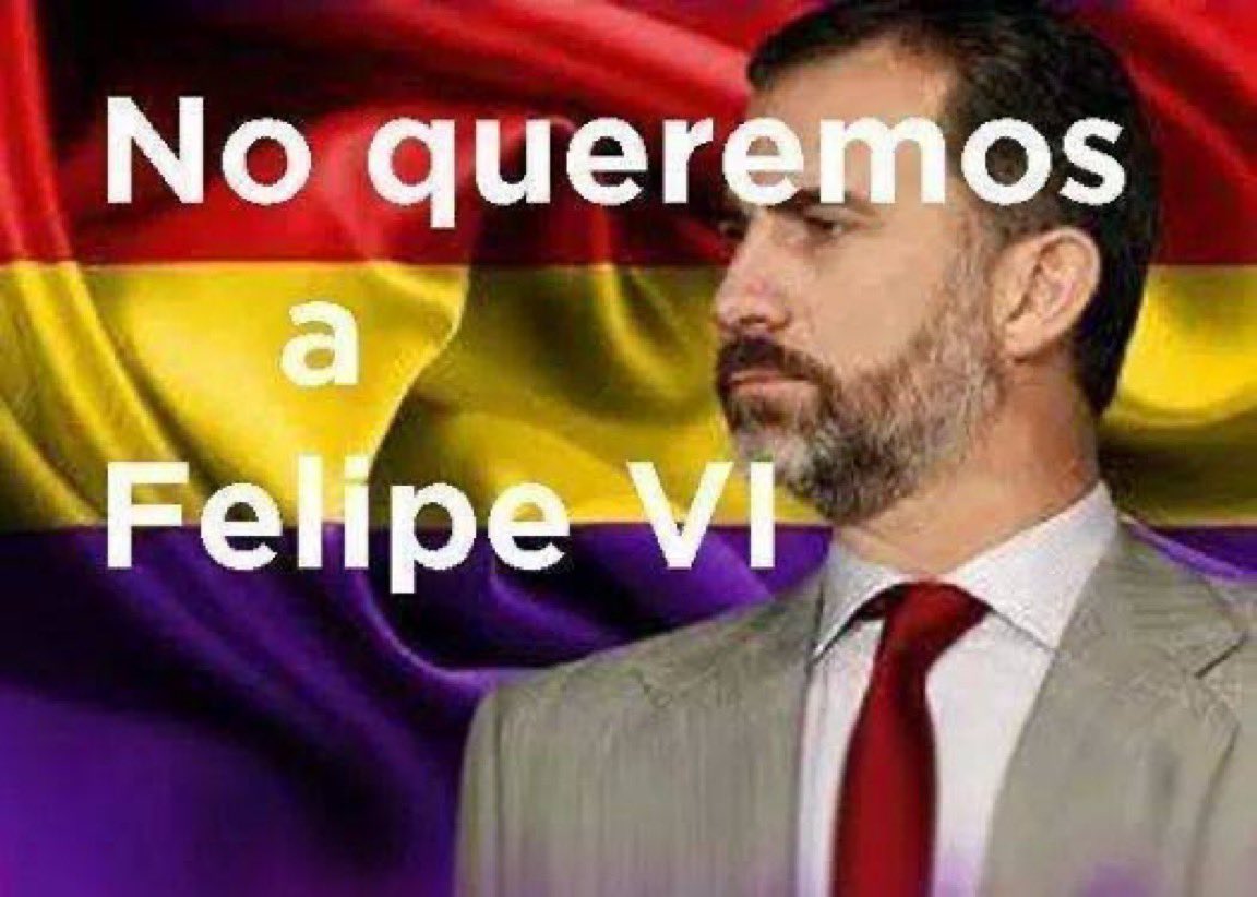 No queremos a FelipeVI 
#YaTocaIIIRepública ❤️💛💜