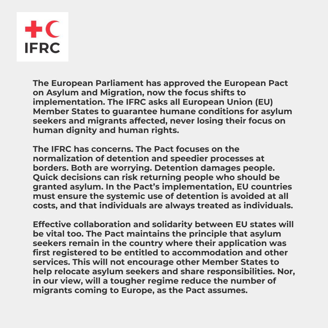 IFRC tweet media