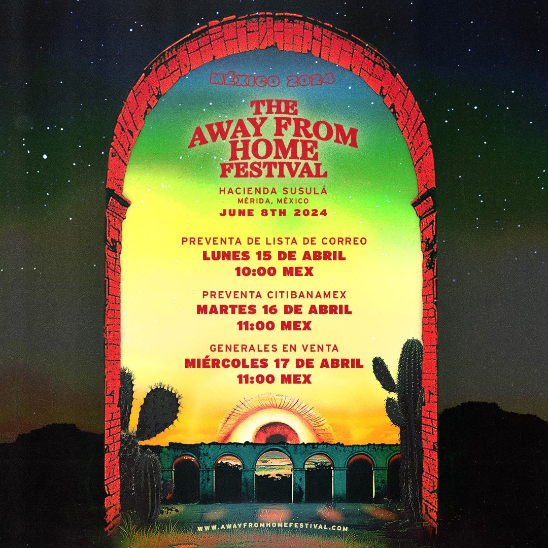 Sign-up now to access pre-sale tickets on Monday April 15th! #AFH24 awayfromhomefestival.com