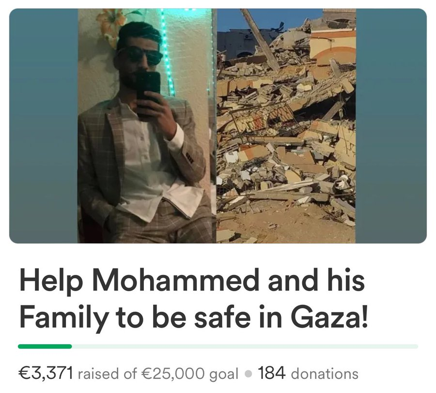 for mohammed this is his and his family's last resort. HELP GIVE A PALESTINIAN FAMILY A LIFELINE!! this campaign has hardly budged, d0nate if you can, ALL amounts help and sharing costs NOTHING ➡️ gofund.me/573b5b6d